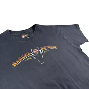 Vintage Harley Davidson Shirt Men's XL Flame Grunge Y2K Biker Motorcycle 2000s - Picture 1 of 8