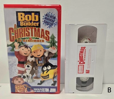 Bob the Builder: A Christmas to Remember Clamshell VHS Tape (2003) - Image 1 of 2