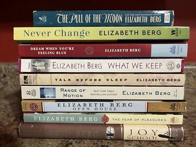 Elizabeth Berg 9 Book Lot Never Change What We Keep Pull Of Moon Open House - image 1 of 4