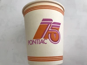 1975 Pontiac paper cup - Picture 1 of 7