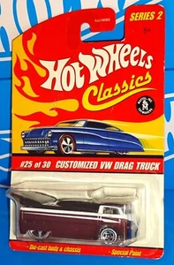 Camión de arrastre VW Hot Wheels 2006 Classics Series 2 #25 personalizado púrpura con WL5SP - Imagen 1 de 3