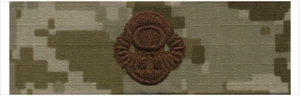 GENUINE U.S. NAVY EMBROIDERED BADGE: SCUBA DIVER - DESERT DIGITAL - Picture 1 of 1