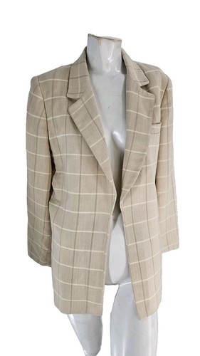Cappotto donna Christian Dior Le Tailleur vintage marrone vetro finestra anni '80