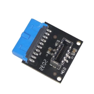 Type C USB3.1 Front Panel Socket USB 3.0 19 Pin to TYPE-E 20Pin Header Adapter - Picture 1 of 5