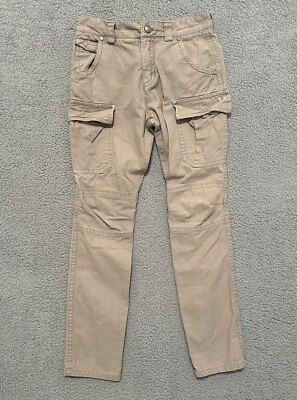 Pantalones cargo Miss Me caqui para mujer talla 26 marrón informal bolsillos pierna recta Foto 1 de 4