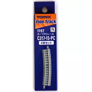 Tomix 1197 Rail Courbe / Curved PC Tracks C317-15-PC(F) 4pcs - N - Bild 1 von 2