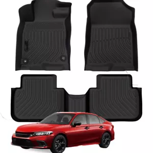 Alfombrillas de coche para Honda Civic Sedán 2022-2024, alfombrillas de goma TPE para todo tipo de clima - Imagen 1 de 16
