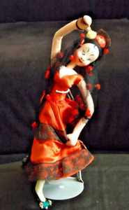 Roldan Klumpe Doll Spanish Dancer 11" Tall Castanets
