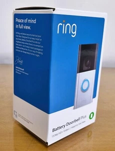 Brand New Ring Video Doorbell Plus with Quick Release Battery 1536p HD Video DIY - Picture 1 of 10