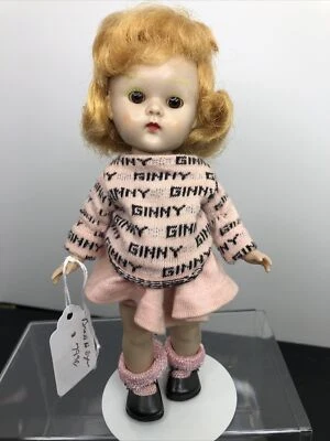 7 英寸复古 Vogue Ginny 娃娃直腿 Walker 着色睫毛原装套装 #A — 第 1/4 张图片