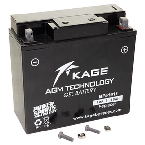 Batterie GEL KAGE 51913 pour BMW R 1100 GS R 80 K 75 K 100 R 80 Ducati Moto Guzzi - Photo 1/4