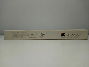 IC Network Rack Mount 24 Port Cat5e Patch Panel Black 766623513555 New in Box - Picture 1 of 8