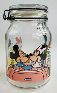 Vintage Walt Disney World At the Drive-in Glasdose abschließbarer Deckel Dichtung - Bild 1 von 10