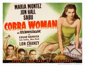 Maria Montez - Mujer Cobra (1945) - Reimpresión 11 x 14 LC - Imagen 1 de 1