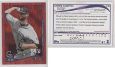 2014 Topps Update Red Hot Foil Chris Martin #US-294