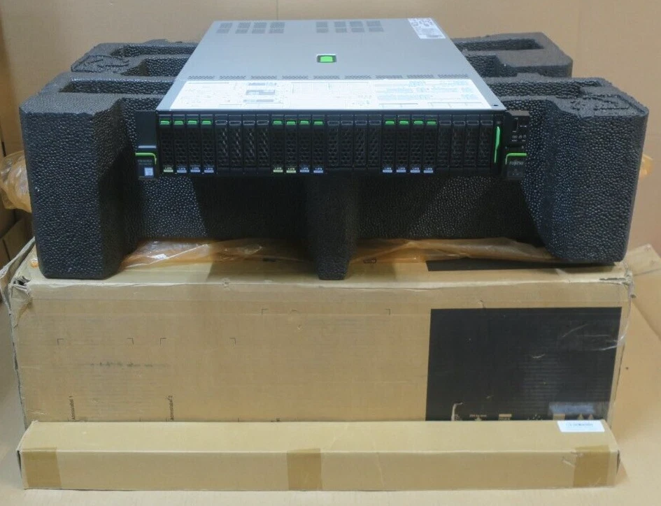 Fujitsu Primergy RX2540 M4 2x 20-Core Gold 6138 64GB RAM 24x 2.5" Bay 2U Server - Image 1 of 4