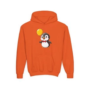 Cute Penguin Hoodie for Kids, Fun Sweatshirt for Birthdays, Party Apparel, - Picture 1 of 31