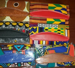  Handmade African Print Wallet Cultural Ethnic New - Picture 1 of 28