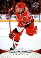 2011-12 Upper Deck Carolina Hurricanes Hockey Card #172 Joni Pitkanen