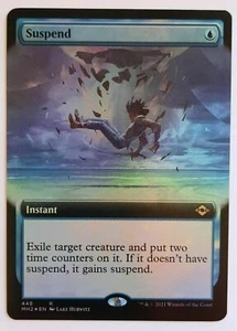 MTG Modern Horizons 2 SUSPEND 448 Rare (Extended Art) FOIL NM - Picture 1 of 1