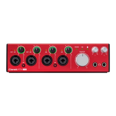 Focusrite Clarett 4 Pre USB Audio & MIDI Interface (Mac / Windows compatiable) - Image 1 of 4