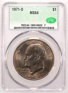 CACG CAC MS64 1971-D EISENHOWER DOLLAR ******** - Picture 1 of 4