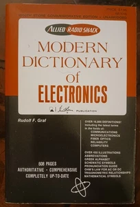 Modern Dictionary Of Electronics - Allied Radio Shack 1000th Store Commemorative - Picture 1 of 8