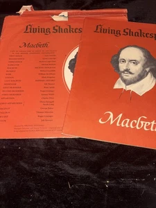 Living Shakespeare 5 Record Set With  "Box & Booklets 1962 Vinyl LP's VG - Bild 1 von 11