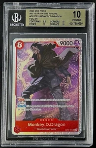 BGS 10 One Piece OP07-015 SR Monkey.D.Dragon - English - 500 Years in the Future - Picture 1 of 2