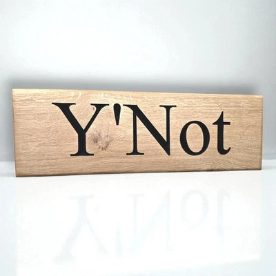 Personalised Wooden House Sign,Carved Name Plaque Engraved Oak,Outdoor 120x500mm - Image 1 of 4