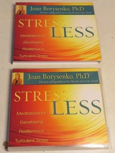 Stress Less by Joan Borysenko PhD CD Meditations for Developing Resilience GUC - Picture 1 of 7