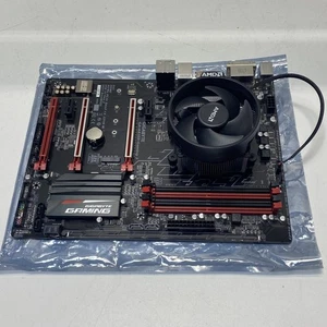 GIGABYTE GA-AB350-Gaming AMD DDR4 RGB Fusion ATX Motherboard - Picture 1 of 8