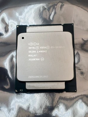 Intel Xeon E5-2630V3 SR206  2.40GHz 20MB 8-Core CPU LGA 2011 Working Pull - Image 1 of 4