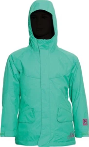 Nitro Limelight Snowboard Jacket, Youth Girl's Medium (9-10), Aqua New - Picture 1 of 1