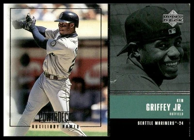 1999 Upper Deck PowerDeck #AUX-1 Ken Griffey Jr. Auxiliary Power - Image 1 of 2