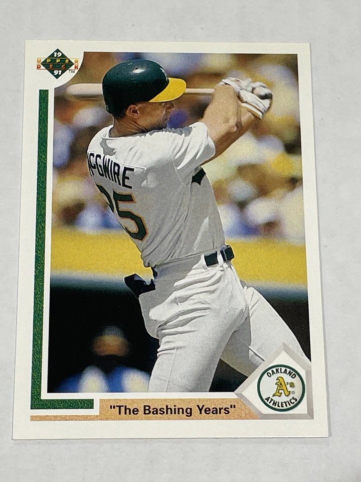 1991 Upper Deck Baseball #656 - Mark McGwire - Oakland Athletics - Image 1 of 2