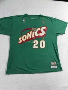 Seattle Sonics NBA Mitchell & Ness "#20 Gary Payton" Herren T-Shirt XL - Bild 1 von 5