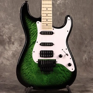 Jackson X Series SDXQ Adrian Smith Trasparente Verde Scoppio Adrian Smith S N ICJ2 - Foto 1 di 11
