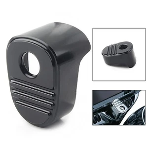 Tri Line Ignition Switch Cover Cap For Harley Electra Road Glide FLH 14-18 Black - Imagen 1 de 11