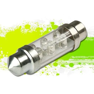 39MM AZUL ALTA POTENCIA LÁMPARA DE BOMBILLA INTERIOR CÚPULA con 6 X 3MM ACTUALIZACIÓN LED REDONDA - Imagen 1 de 1