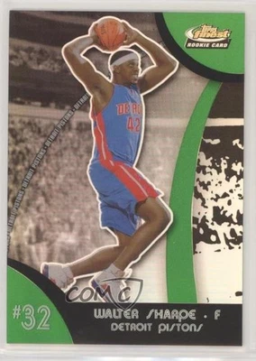 2007-08 Topps Finest 2008-09 Rookie Green Refractor /149 Walter Sharpe #124 - Image 1 of 2