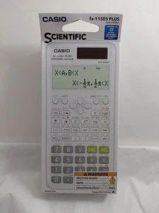Neu Casio FX-115ES Plus wissenschaftlicher Taschenrechner weiß - Bild 1 von 4