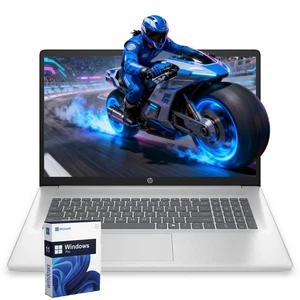 HP 17.3"Laptop computer Win11Pro 2.7 GHz~4.3 GHz Ryzen 5-7430U 32GB RAM 1TB SSD - Picture 1 of 6