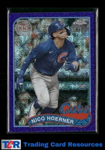 2024 Topps #2T89C-5 Nico Hoerner 1989 35th Anniversary Chrome Purple #/75 - Picture 1 of 2