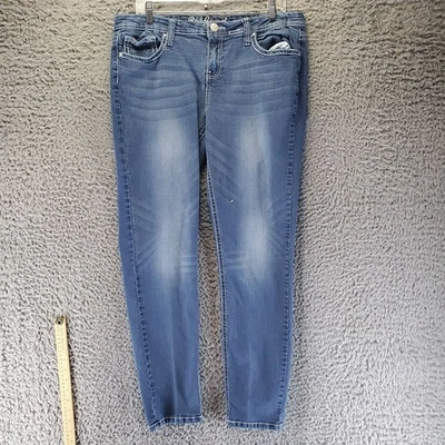 Red Camel Jeans Womens Size 15 Blue Skinny Stretch Denim - Image 1 of 4