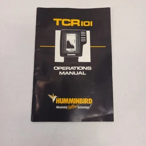 Hummingbird TCR 101 Fish Finder Owner's Manual Operations User Guide Origial - Picture 1 of 2
