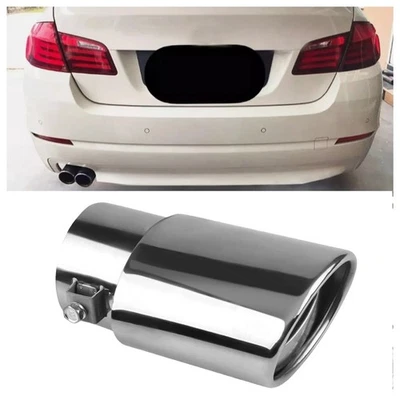 For BMW F10 528i 535i Chrome Car Exhaust Pipe Tip Muffler Stainless Steel Foto 1 de 4