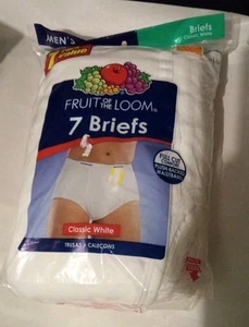 VTG Fruit Of The Loom Boxer Briefs Underwear 7 Pack White Size XL NEW (2009) - Picture 1 of 4