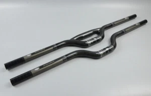 Carbon Fiber Riser Bar 31.8/25.4mm Mountain Folding Bike Handlebar Rise Up 55mm - Picture 1 of 14