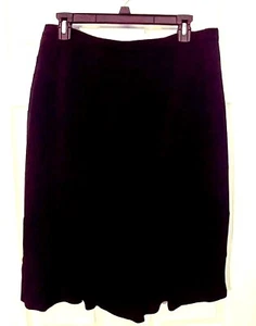 Anthropologie HD In Paris Damen 12 schwarz Stufenrock hoch niedrig gefüttert gerafft Midi - Bild 1 von 6